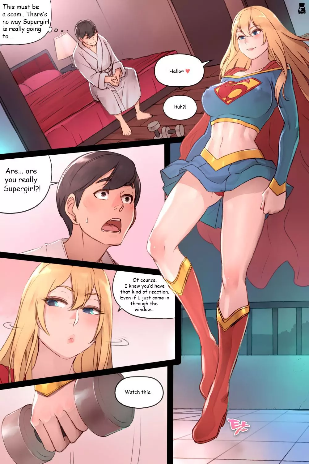 Supergirl’s Secret Audio Porn Comic Supergirl's Secret Service - Chapter 1 – page 2