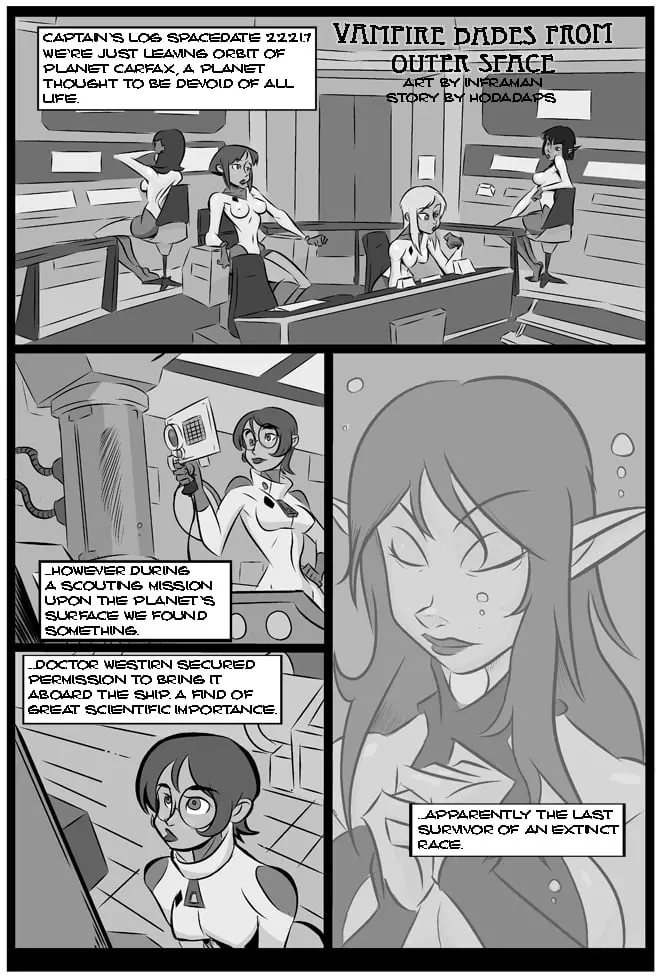 Vampire Babes From Outer Space – page 1