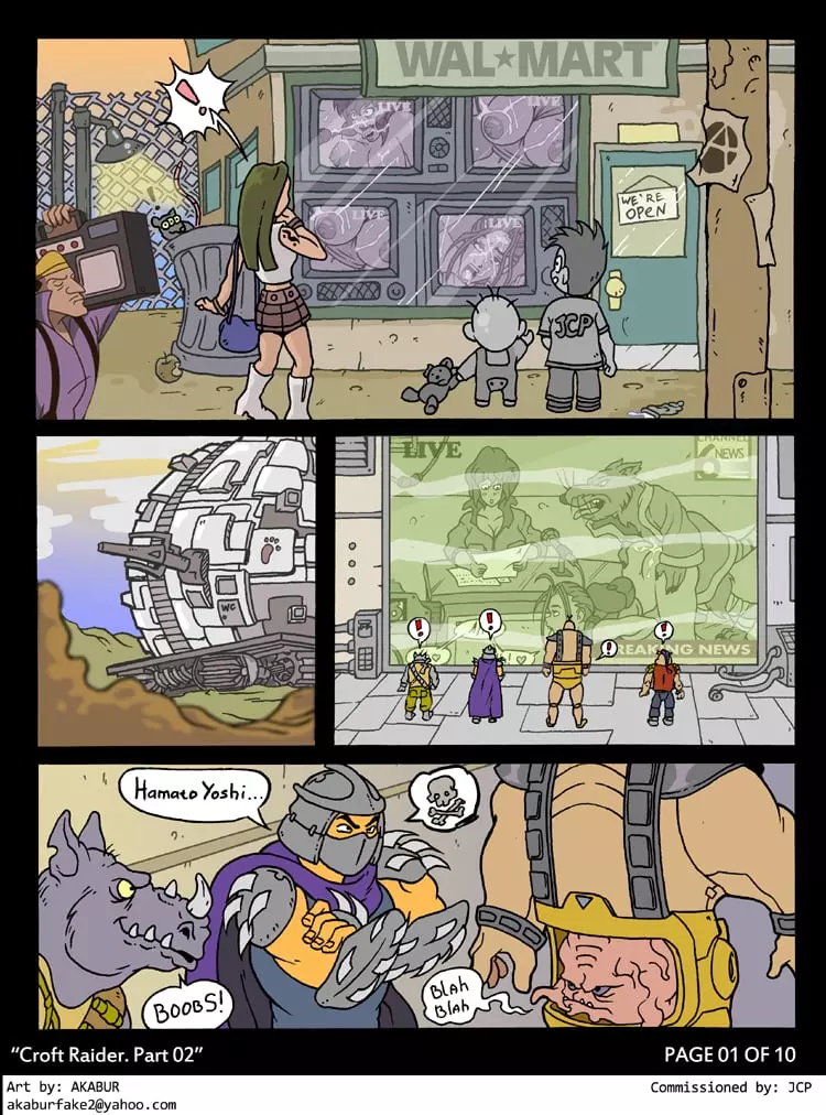 Croft Raider Chapter 2 – page 1