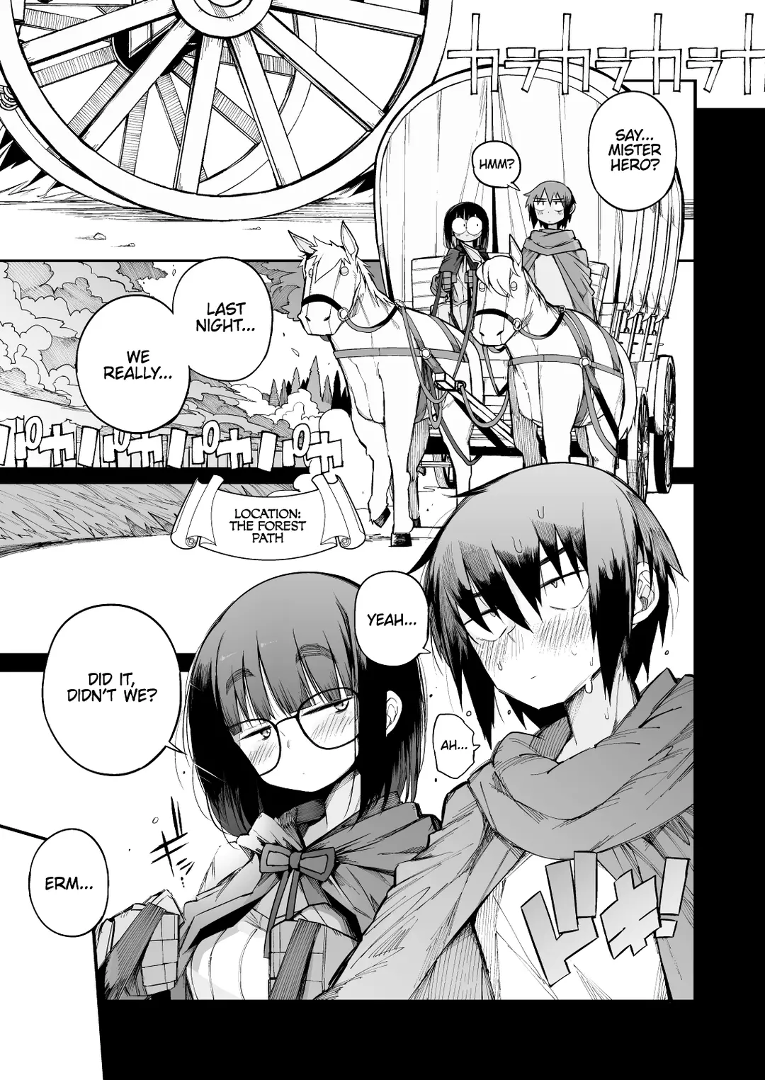Escaping a semen squeezing dungeon with a modest girl who I really didn’t expect to have S-rank slut stats The S-Rank Pervert Status of the Unfit Homely Girl in the Hero Party With a Ban on Love - Chapter 2 – page 3