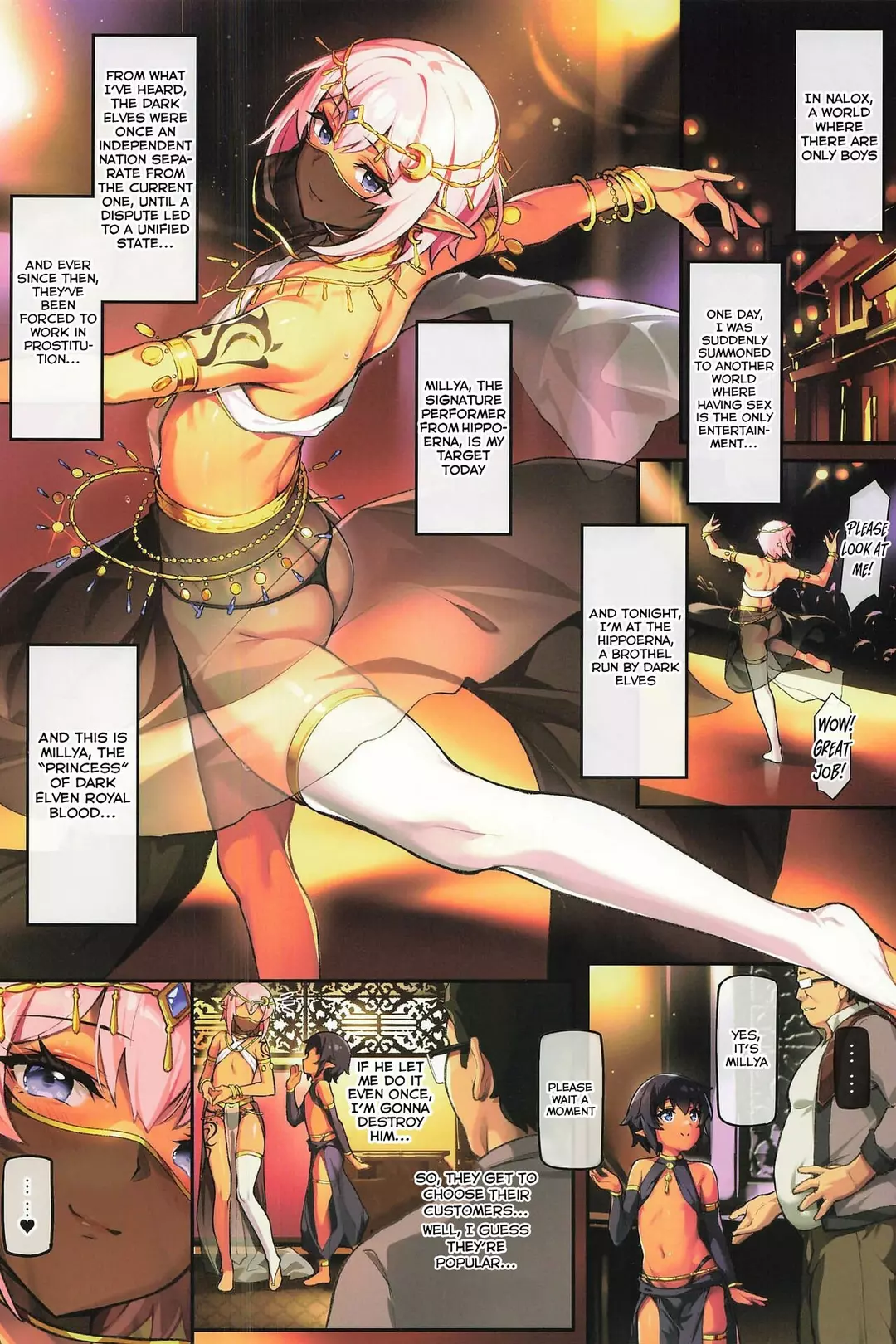 Another World Yaoi Another World Man Dancer Submissive Slave - Chapter 3 – page 3