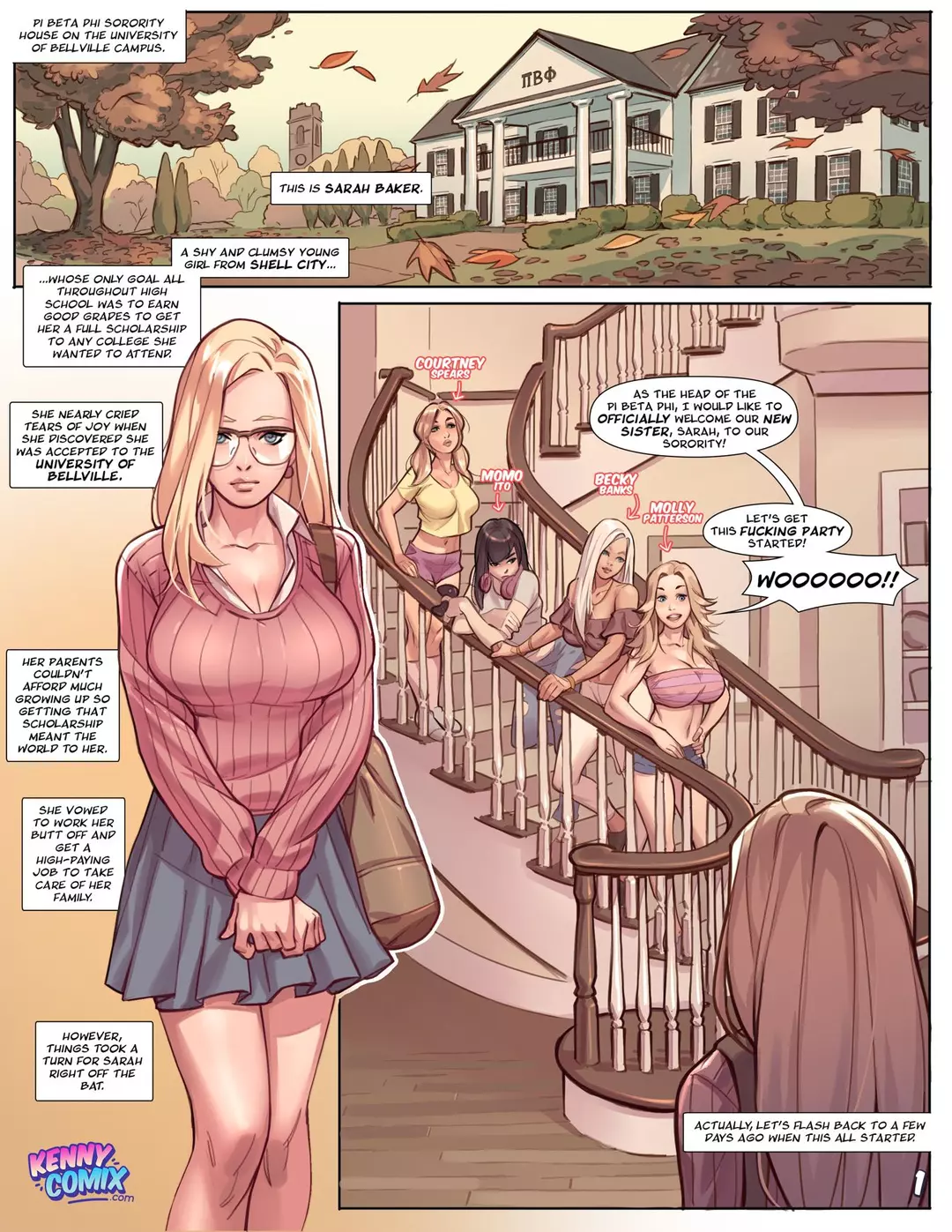 Naughty Sorority: The New Pledge – page 2