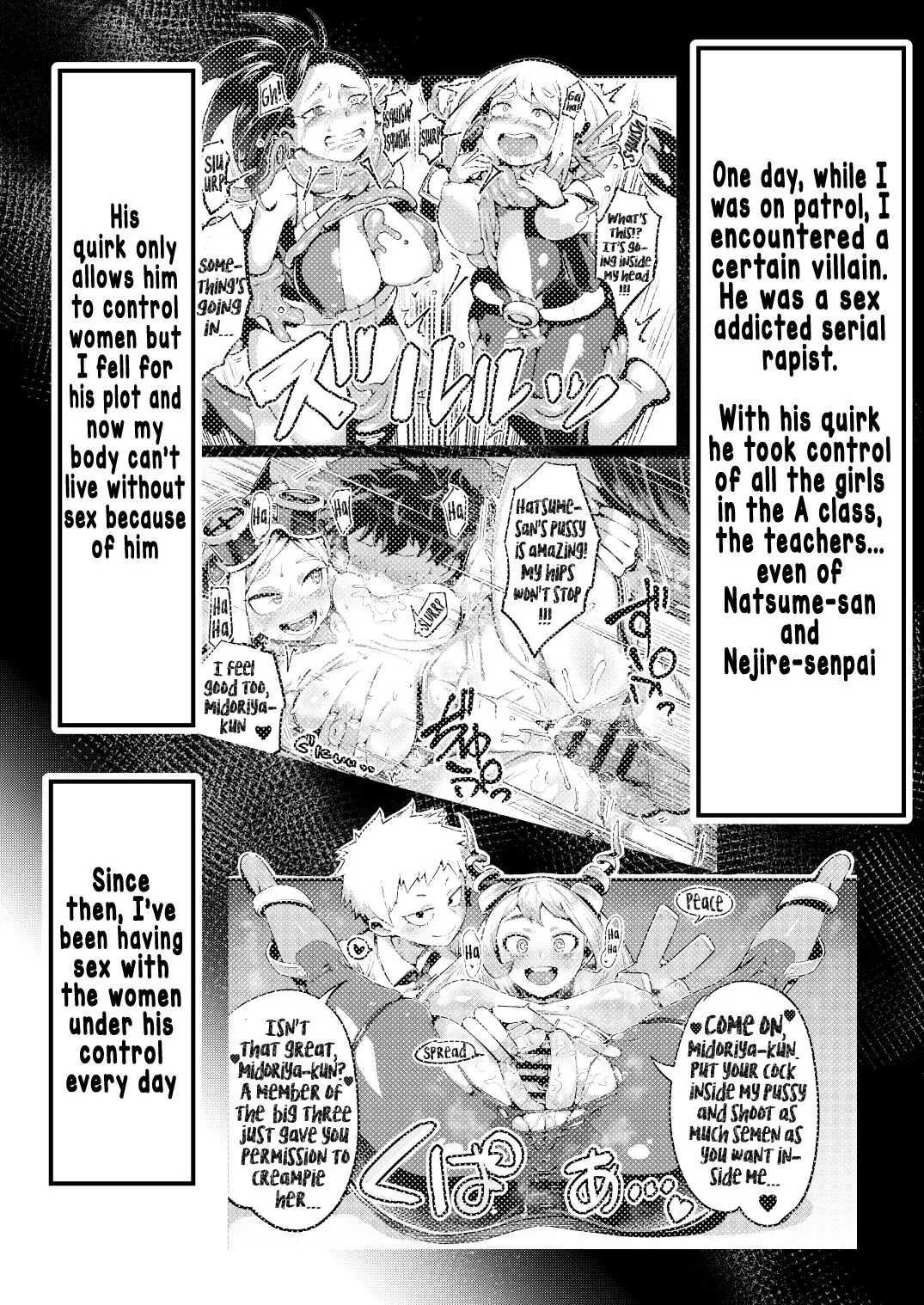 Boku to Nottori Villain Nakademia Audio Porn Comic Boku to Nottori Villain Nakademia - Chapter 4 – page 2