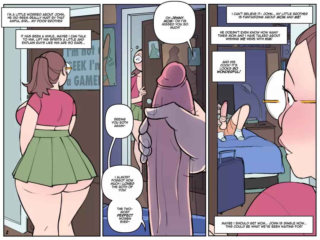 Just the three of us Audio Porn Comic – page 3
