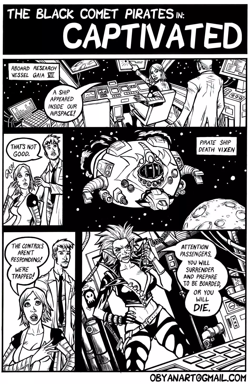 Black Comet Pirates Captivated - Chapter 1 – page 1