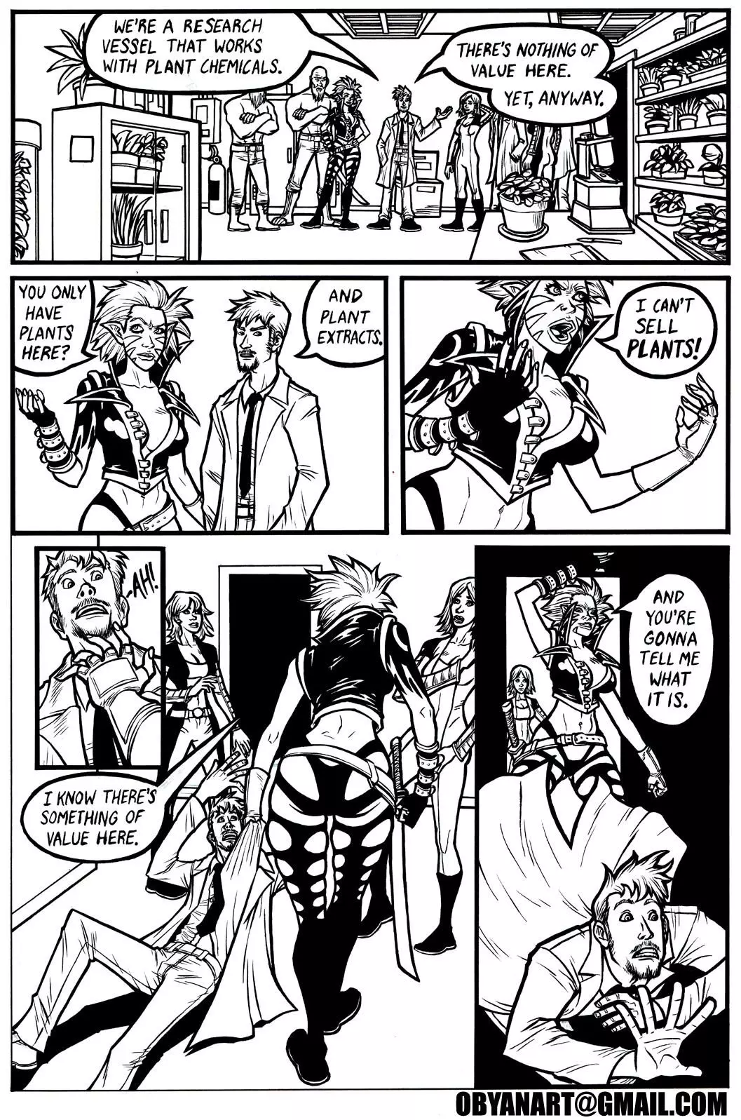 Black Comet Pirates Captivated - Chapter 1 – page 3