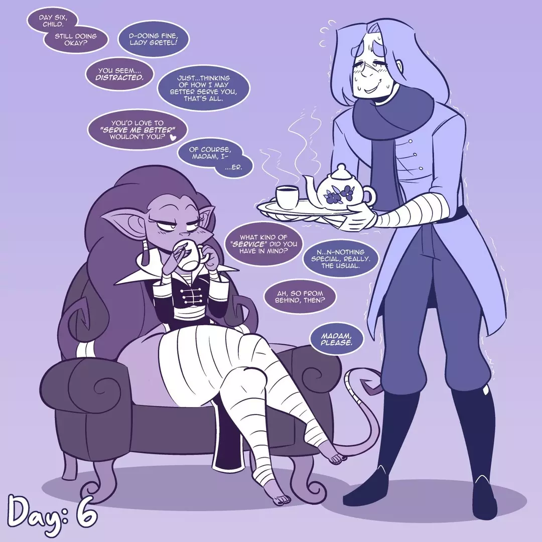 Solus x Gretel: Discipline and Desire Solus x Gretel: No Nut November – page 3