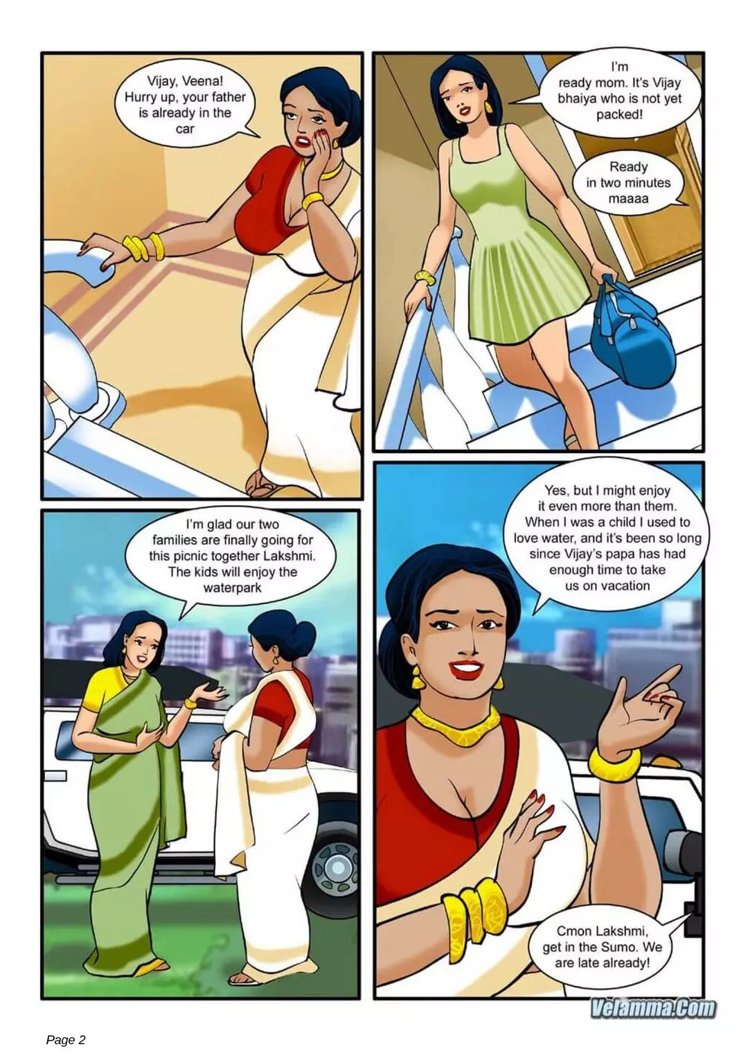 Velamma Chapter 4 - The Picnic – page 2