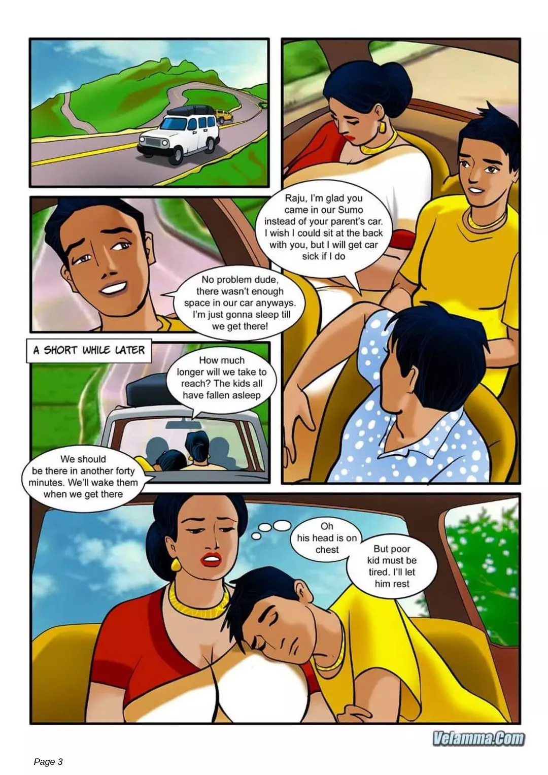Velamma Chapter 4 - The Picnic – page 3