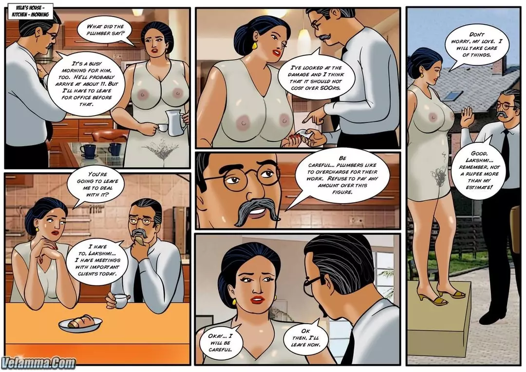 Velamma Chapter 31 - Plumbing Problems – page 3