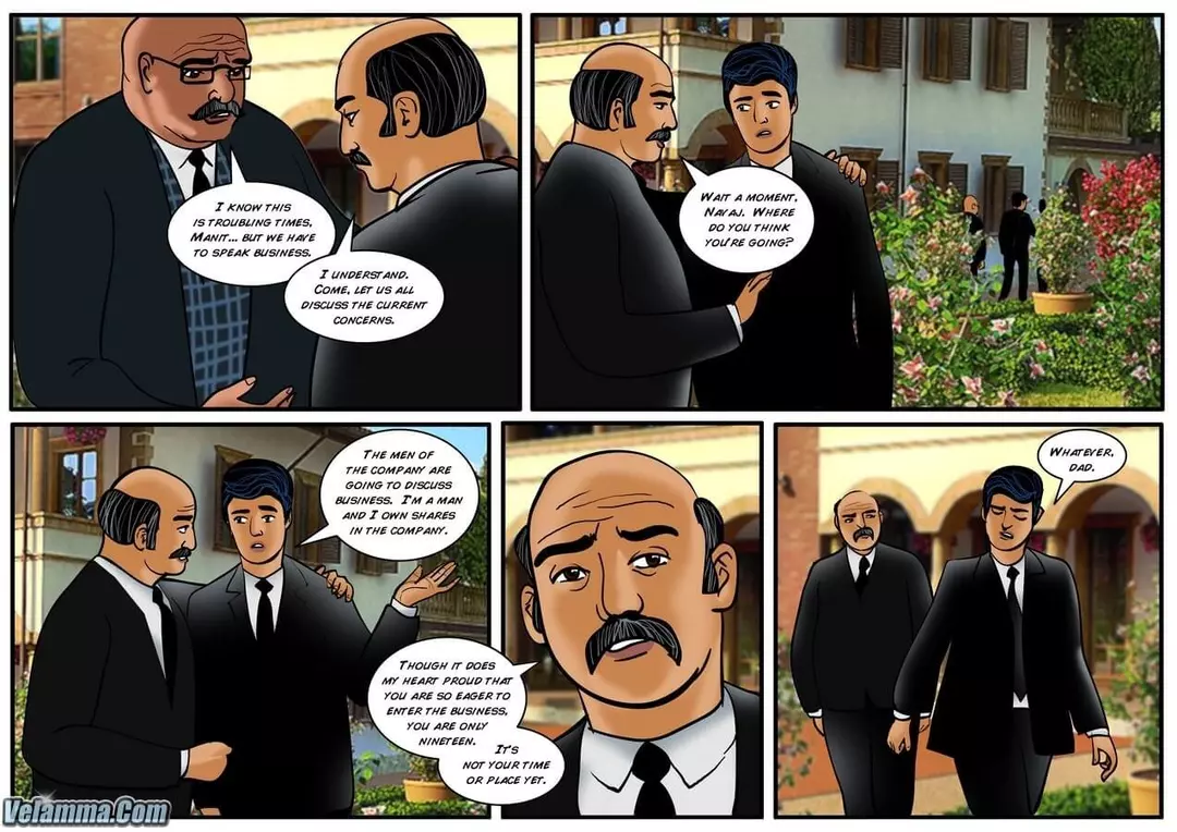 Velamma Chapter 33 - The Funeral – page 3