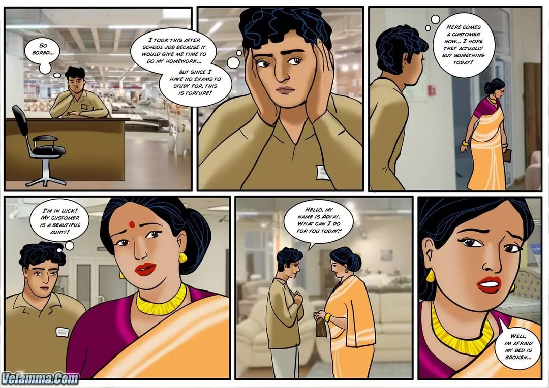 Velamma Chapter 38 - Finding A New Mattress – page 2
