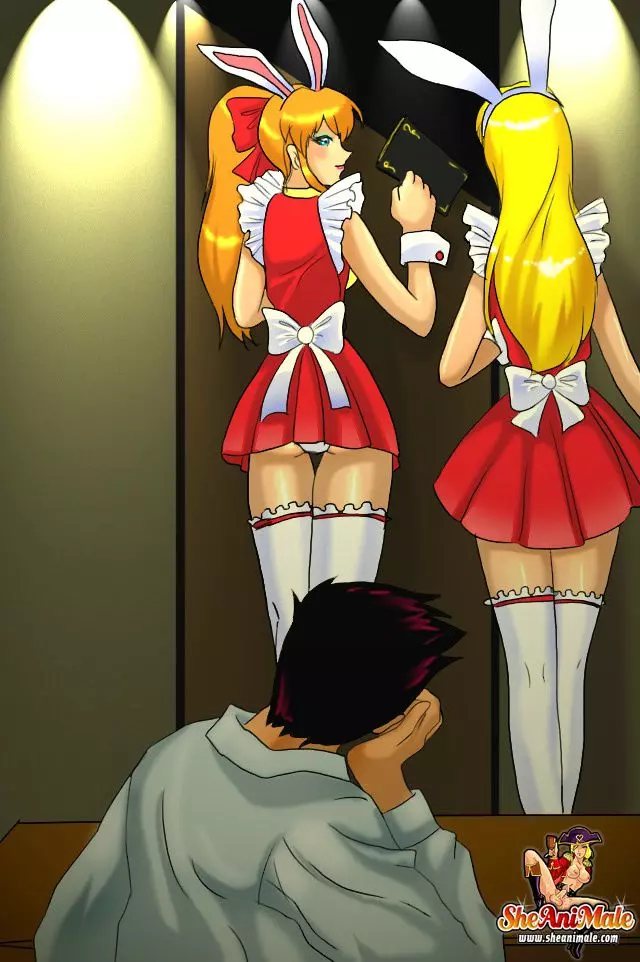 Anime Style Comics 1 Hot Shemale Rabbits – page 2