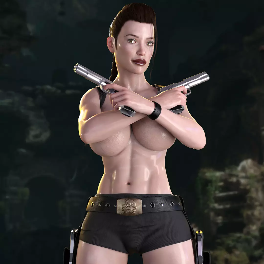 Blacked and Futa Sets Lara Croft - Angelina Jolie - (Tomb Raider) – page 3