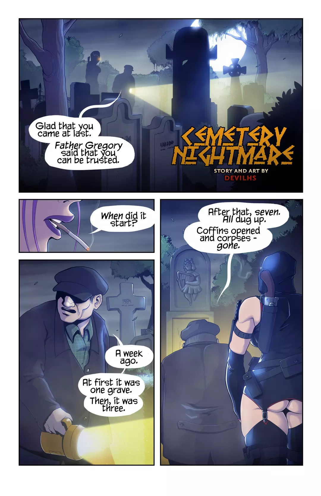 Artworks And Misc. Battle Nun Veronica Cemetery Nightmare – page 2