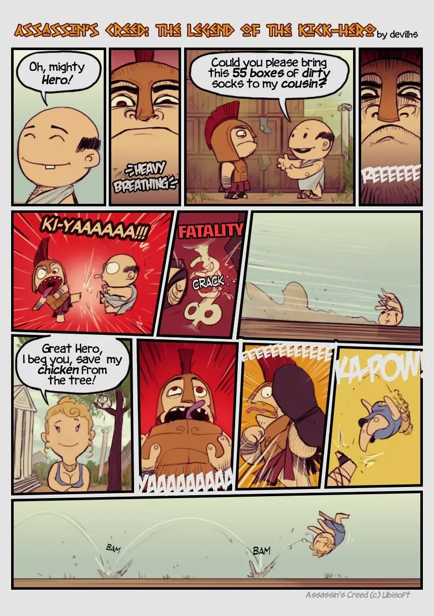 Artworks And Misc. Kick-Master (Assassin's Creed) – page 1