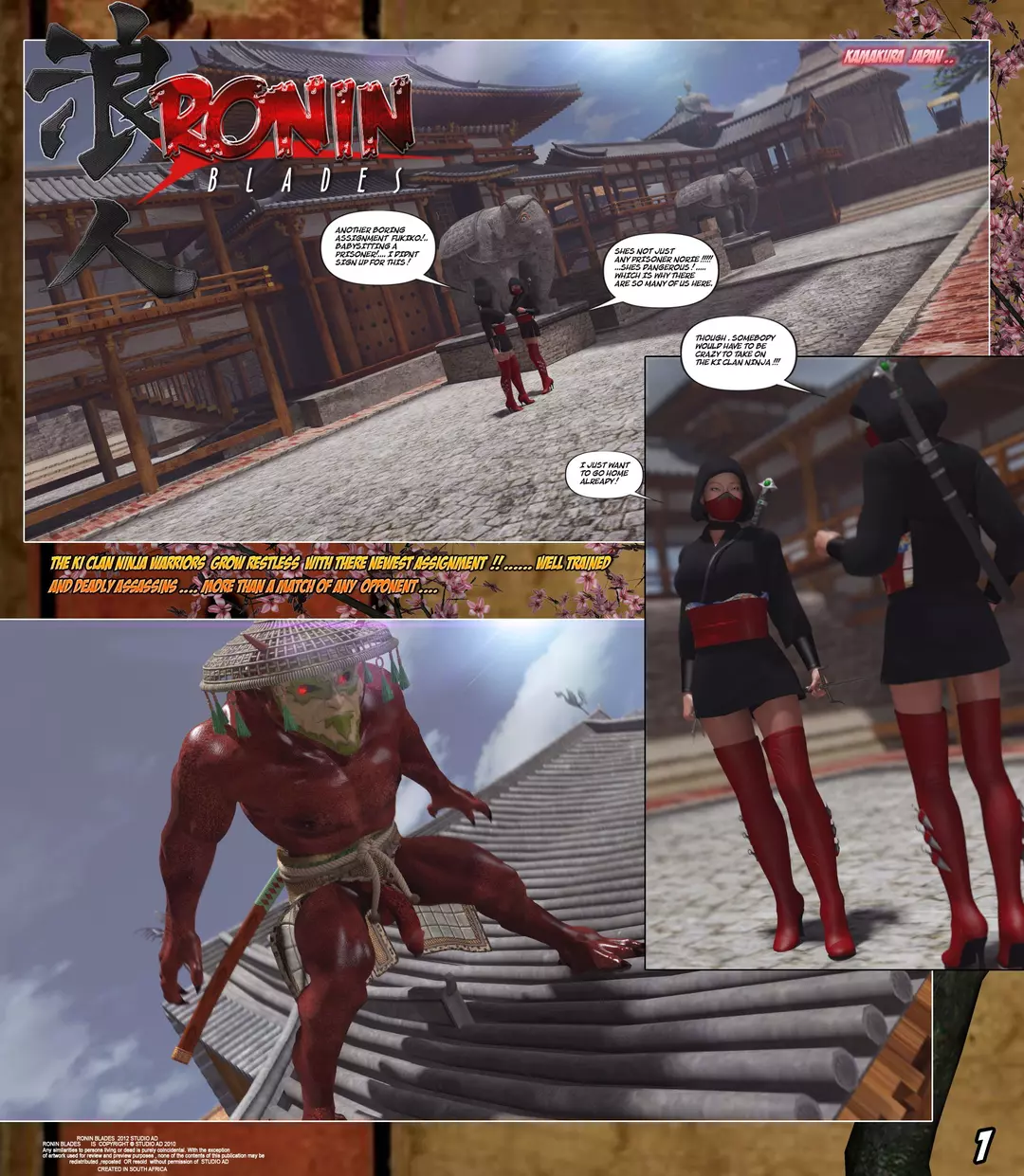 Offensive Comics Ronin Blades – page 2