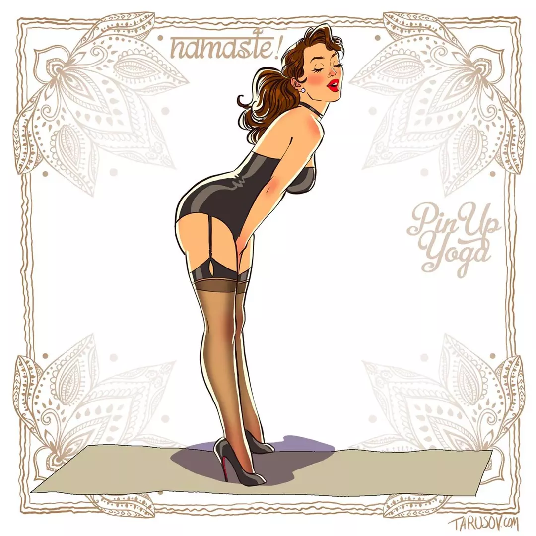 Artworks, Pinups And More Pin-up Yoga – page 1