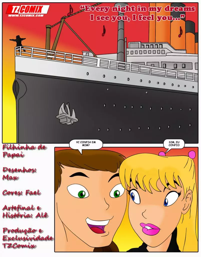 HQPorno.com.br/TZComiX.com Comics Filhinha de Papai #01 – page 2