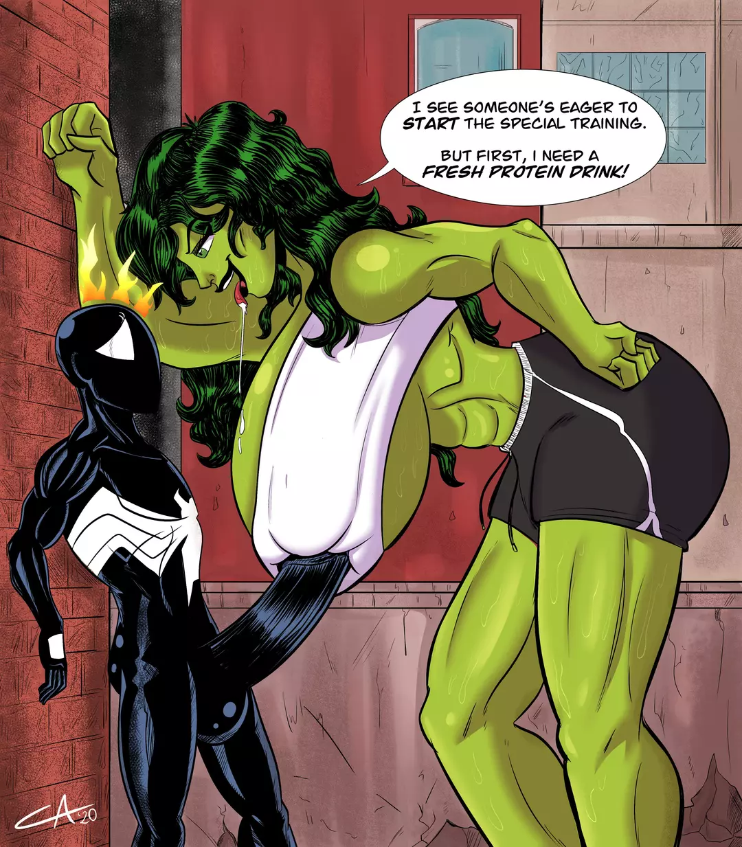 Artworks And Misc. Sets Special She-Training (Marvel) – page 1
