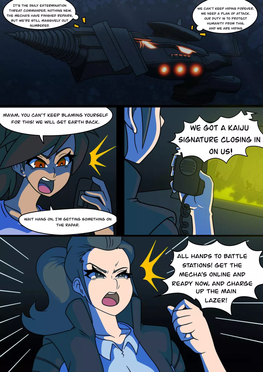 Kaiju Girls Chapter 8 – page 3