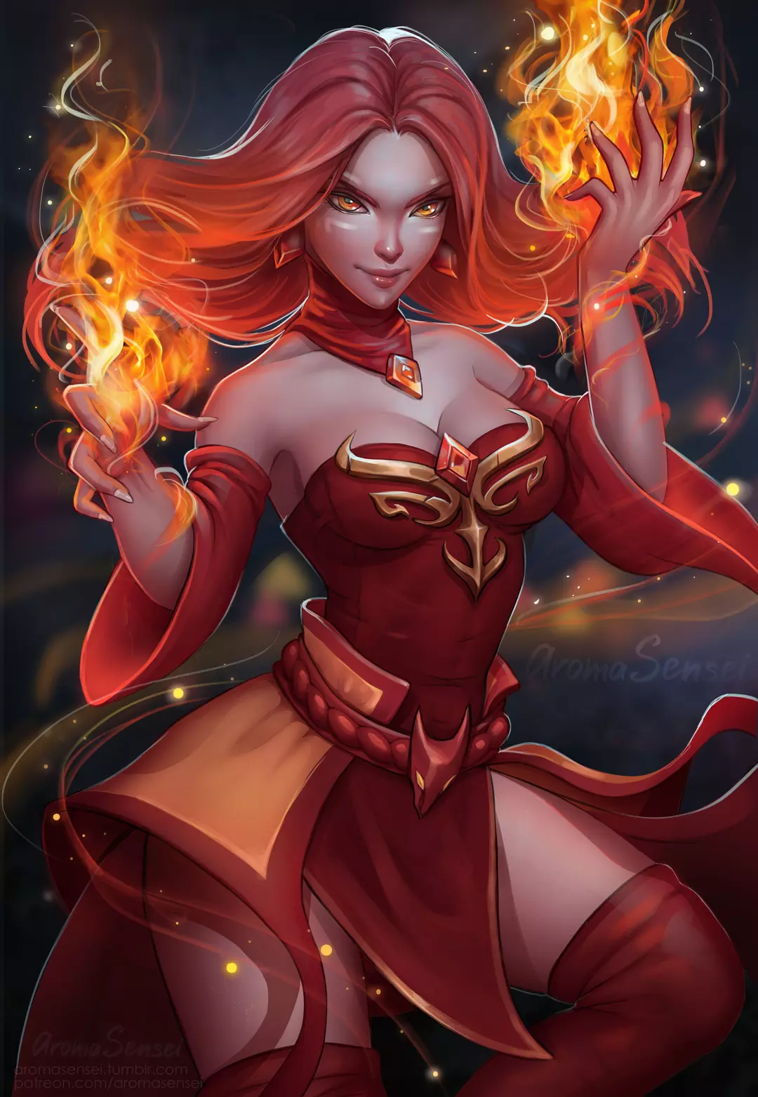 Patreon Collection Pack 03 - Lina Dota2 – page 1