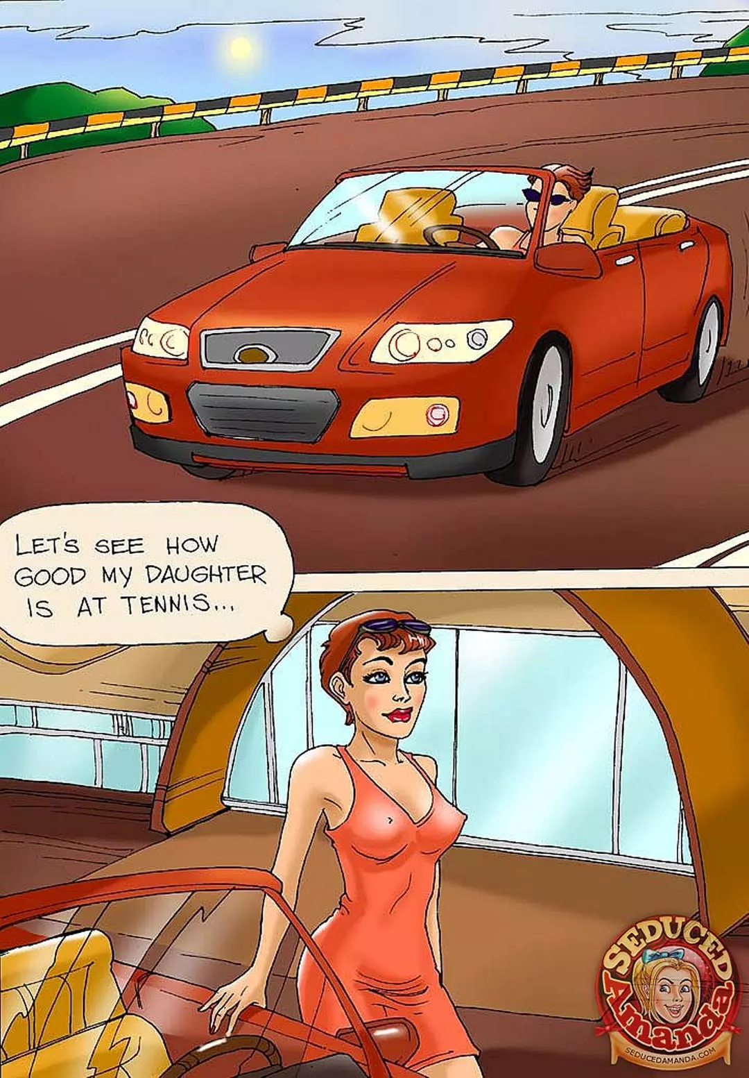Seduced Amanda Tenis Training – page 1