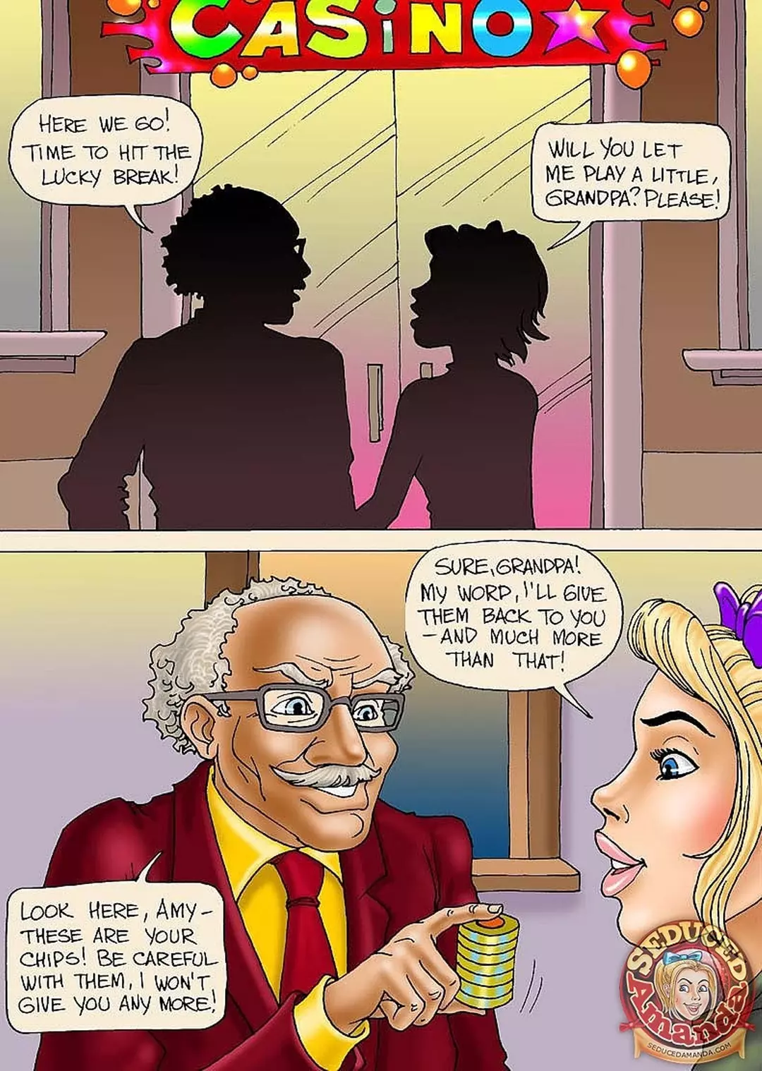 Seduced Amanda Visiting Casino – page 3