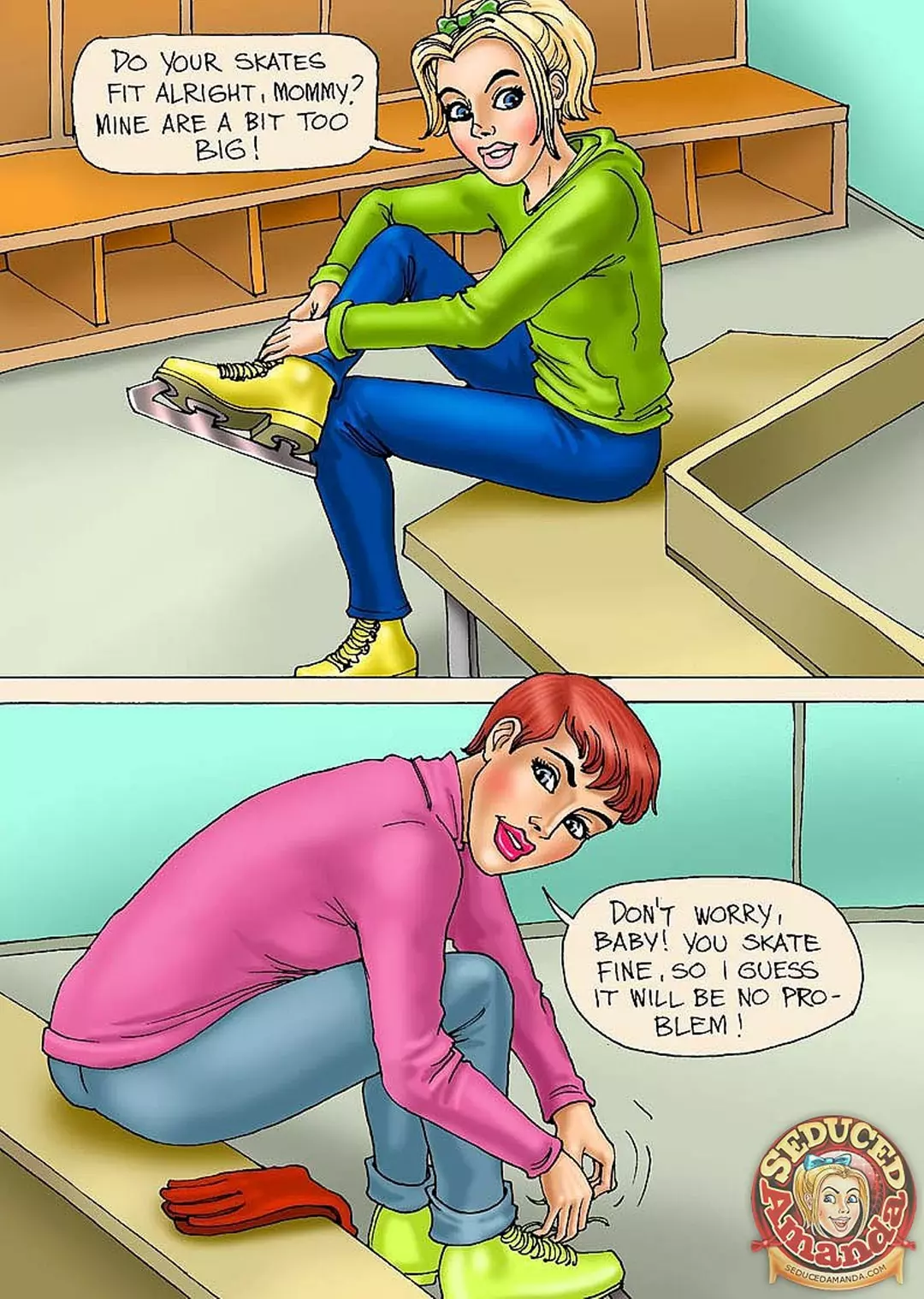Seduced Amanda Sexy Skateting – page 2