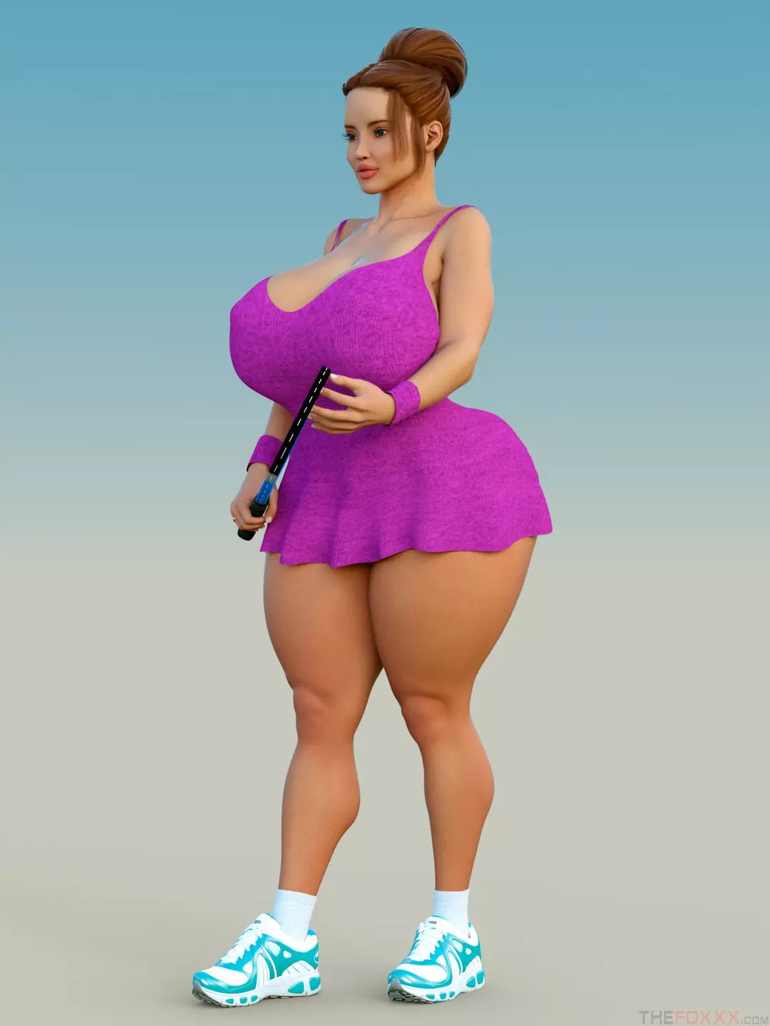 Artworks, Pinups, Other Stuff Roxy Tennis Outfit – page 1