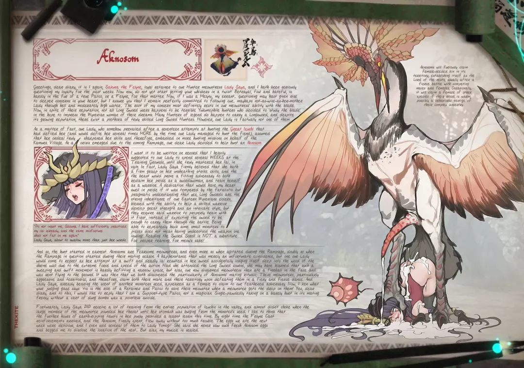 Hoarfrost Reach Exploration Diary Kamura Palico Hunting Diary - (Monster Hunter Rise) – page 3