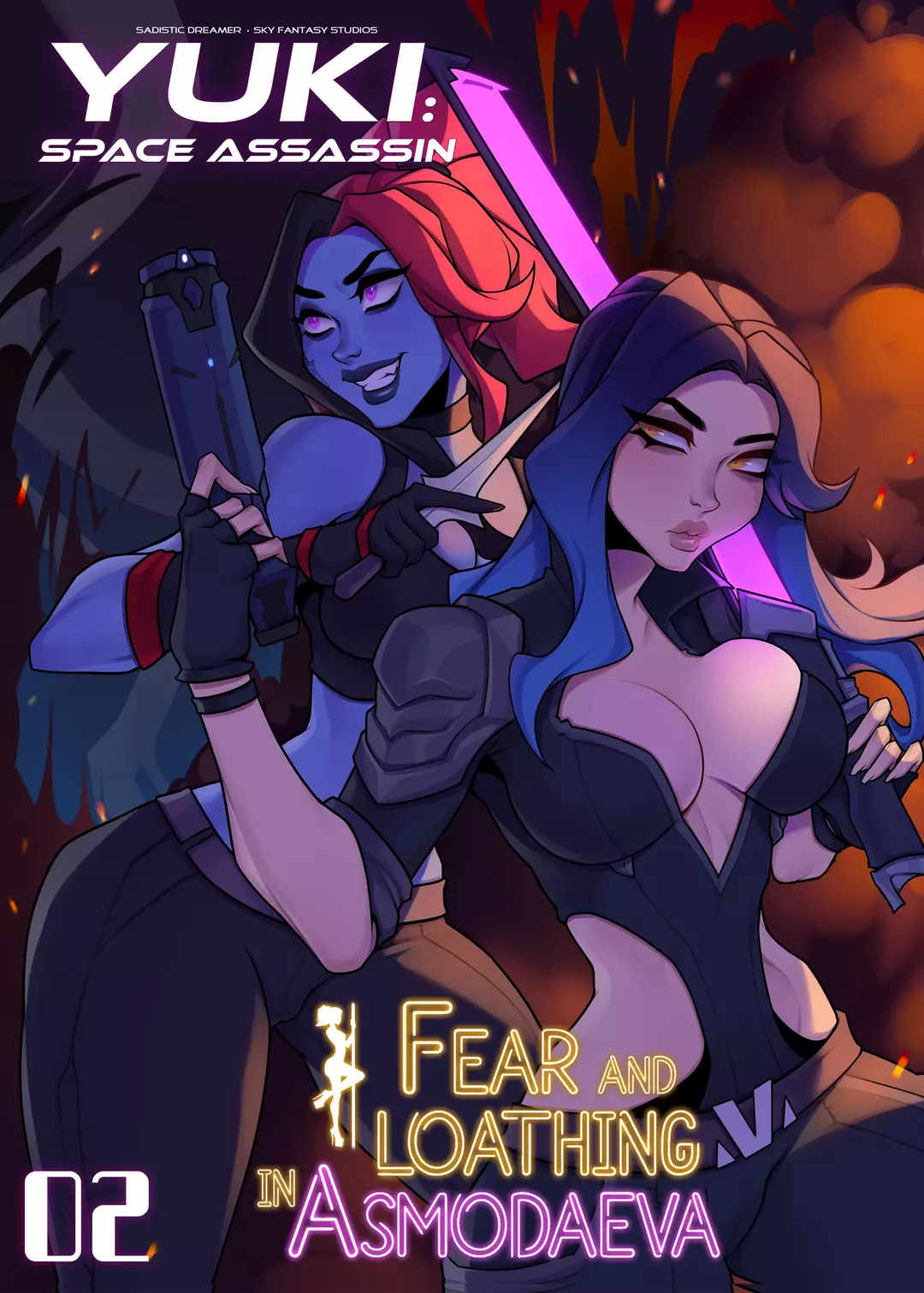 Yuki: Space Assassin Yuki： Fear and Loathing in Asmodaeva - (Yuki： Space Assassin) – page 1