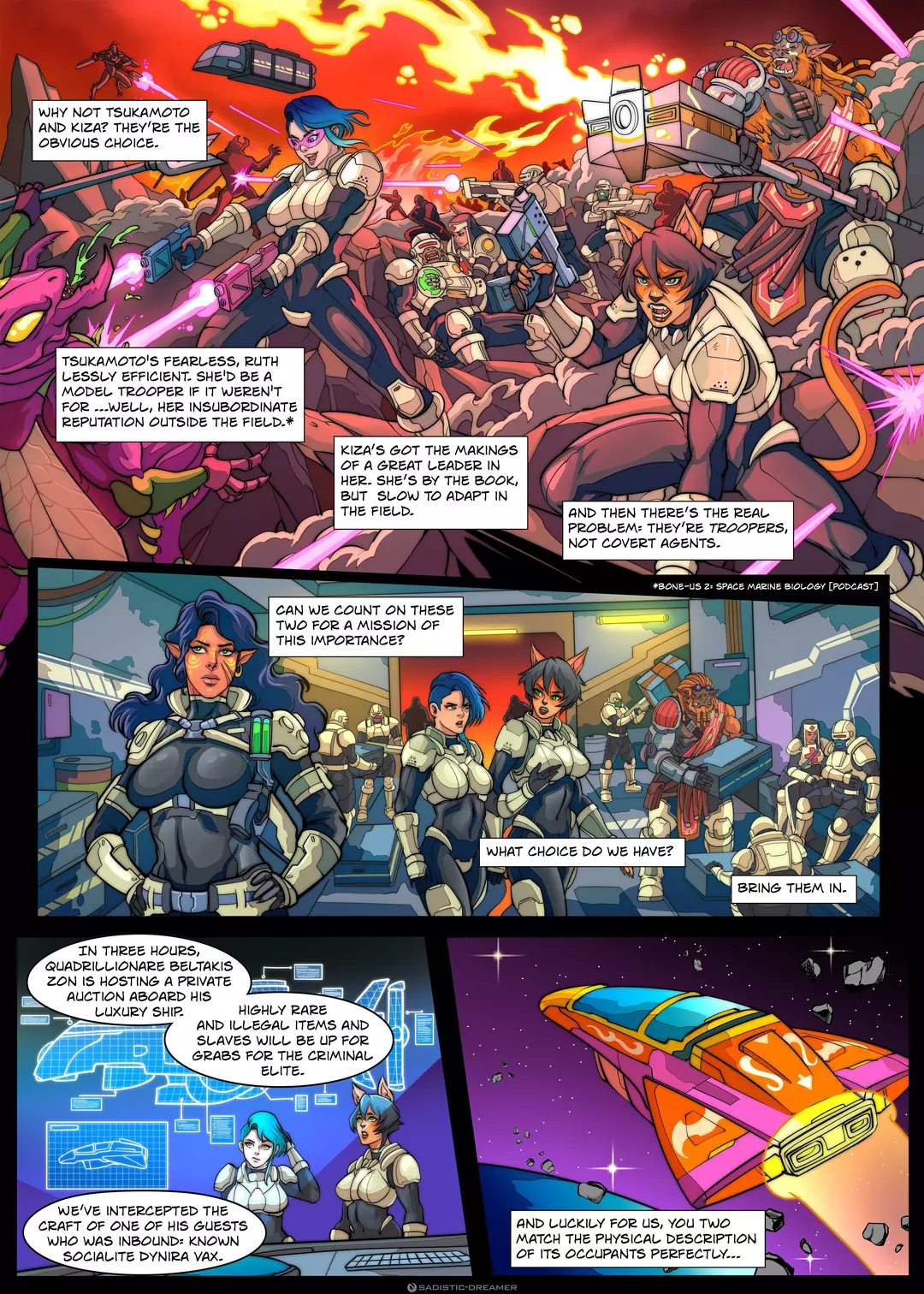 Yuki: Space Assassin Yuki： The Auction - (Yuki： Space Assassin) – page 2