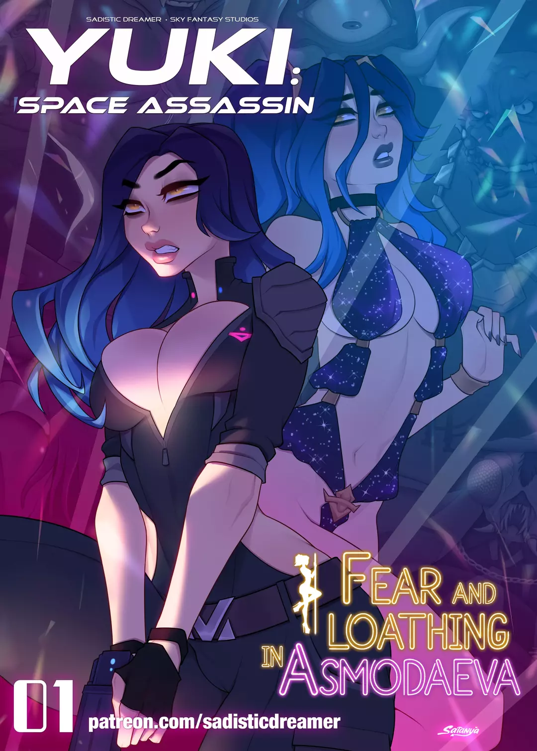 Yuki: Space Assassin Yuki： Fear and Loathing in Asmodaeva - (Yuki： Space Assassin) – page 1