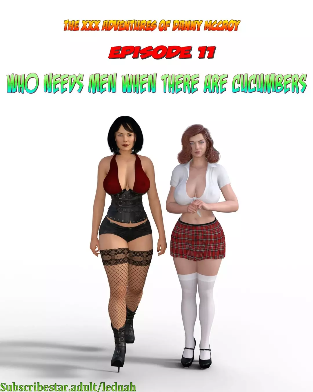 The XXX adventures of danny McCroy Who needs men when there are cucumbers – page 1