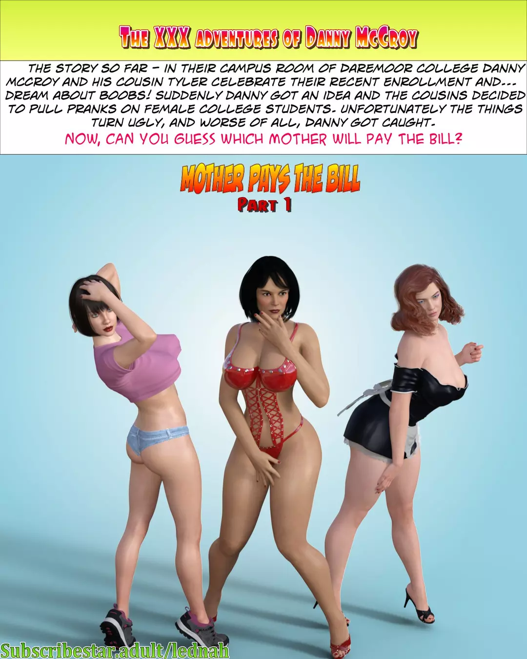 The XXX adventures of danny McCroy Mother Pays the Bill 1 – page 1