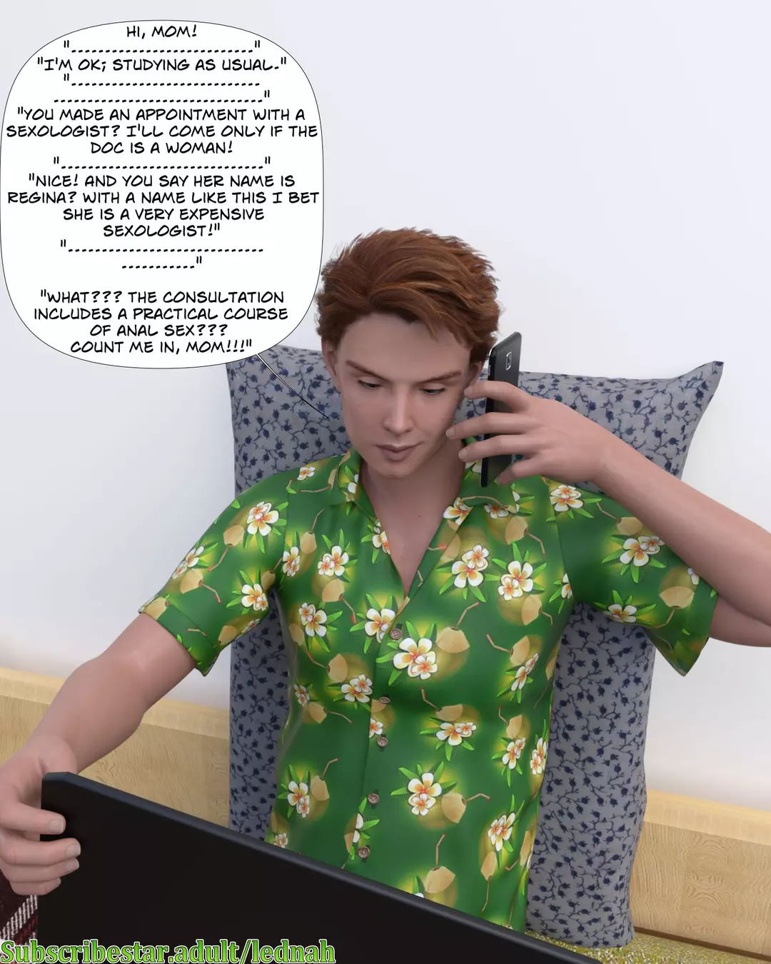 The XXX adventures of danny McCroy Visit to Sexologist 1 – page 3
