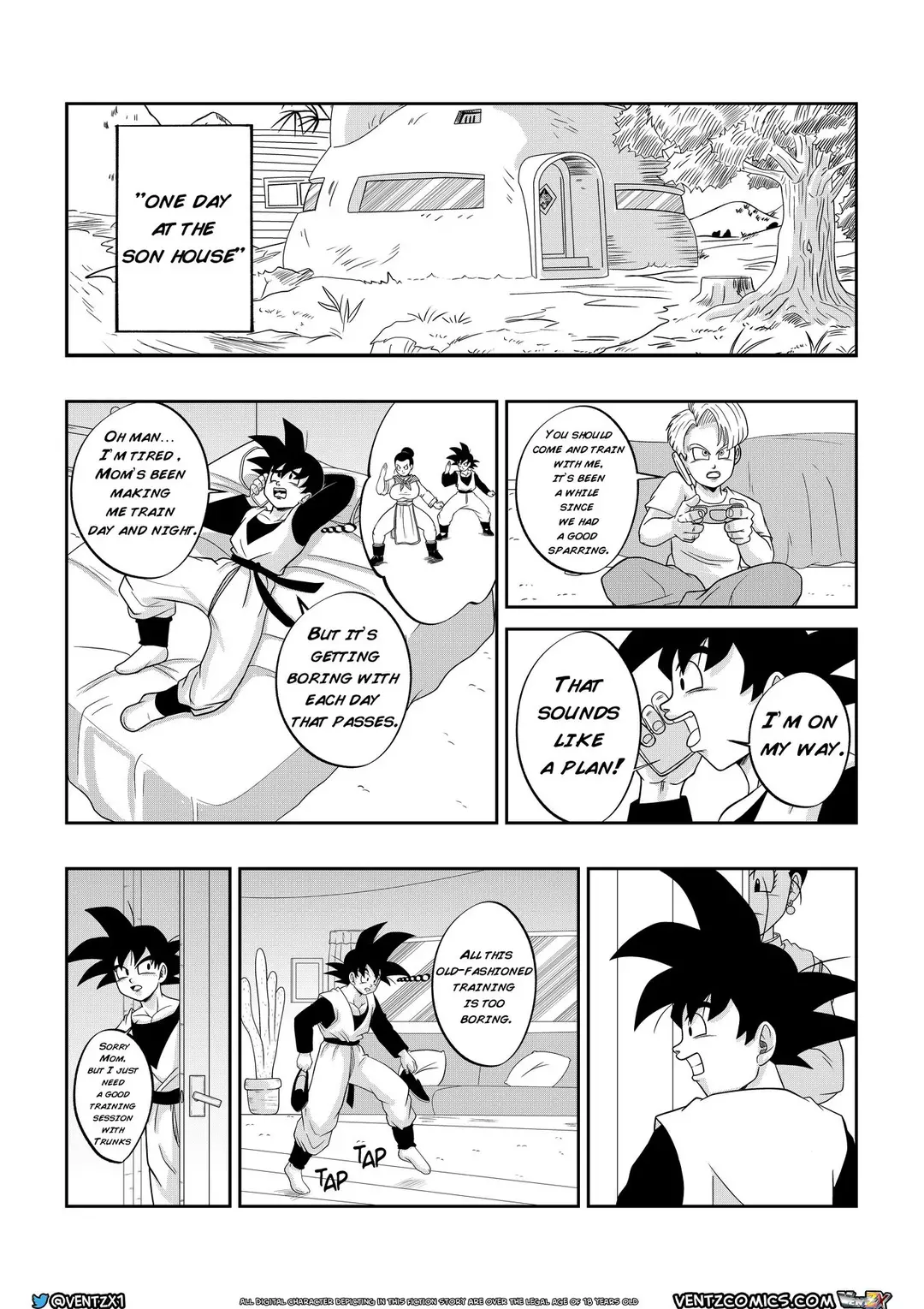 Super Dragon Ball: Eros – Chichi’s Special Training – page 2