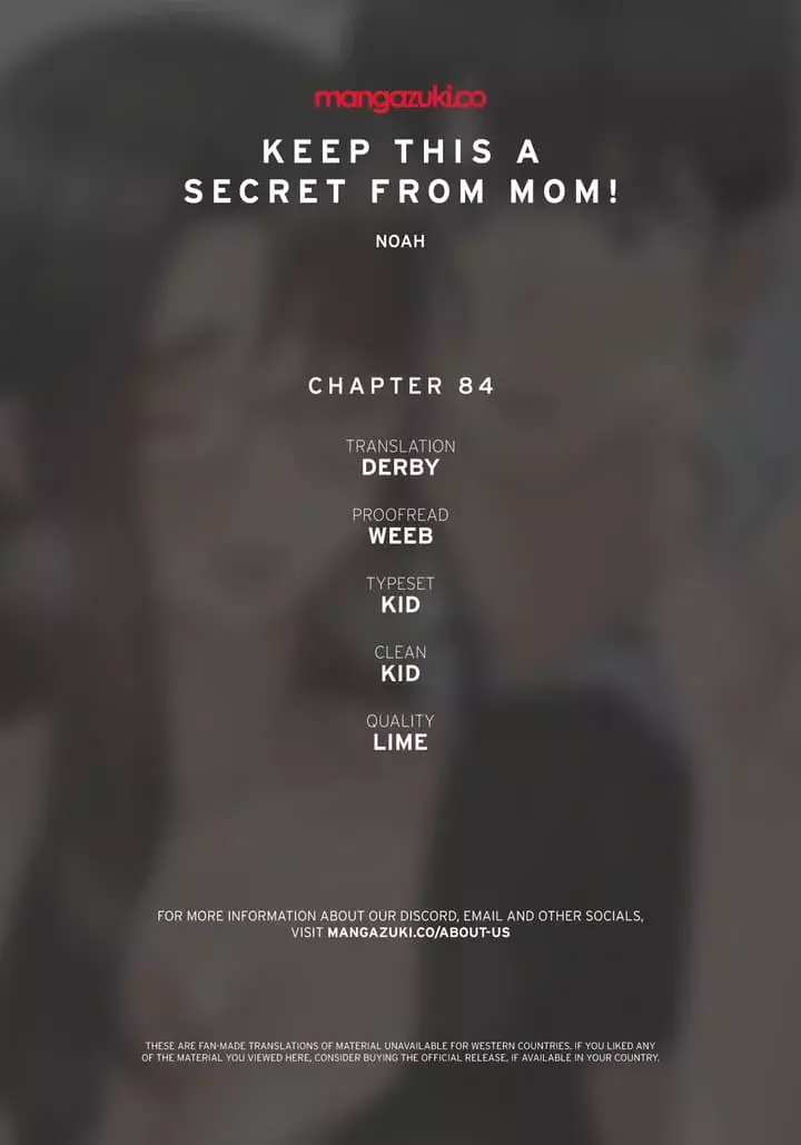 Keep It a Secret From Your Mother! Chapter 84 – page 1