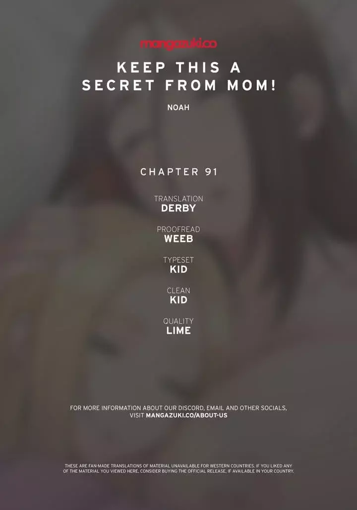 Keep It a Secret From Your Mother! Chapter 91 – page 1