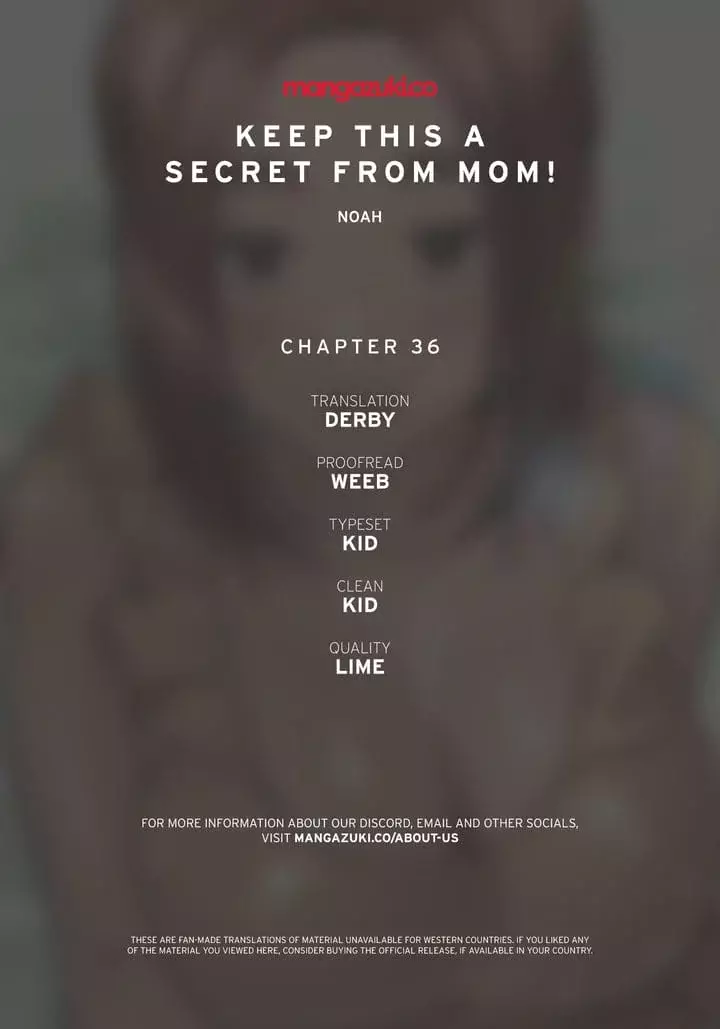 Keep It a Secret From Your Mother! Chapter 36 – page 1