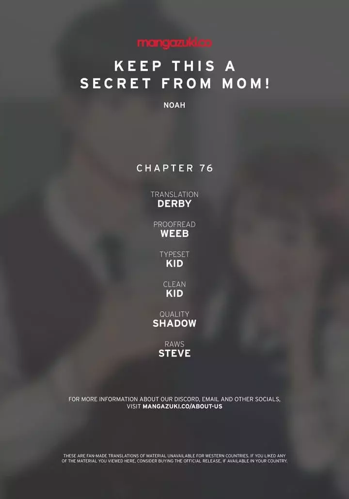Keep It a Secret From Your Mother! Chapter 76 – page 1