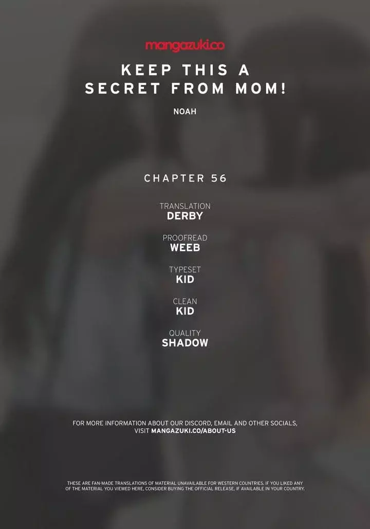 Keep It a Secret From Your Mother! Chapter 56 – page 1
