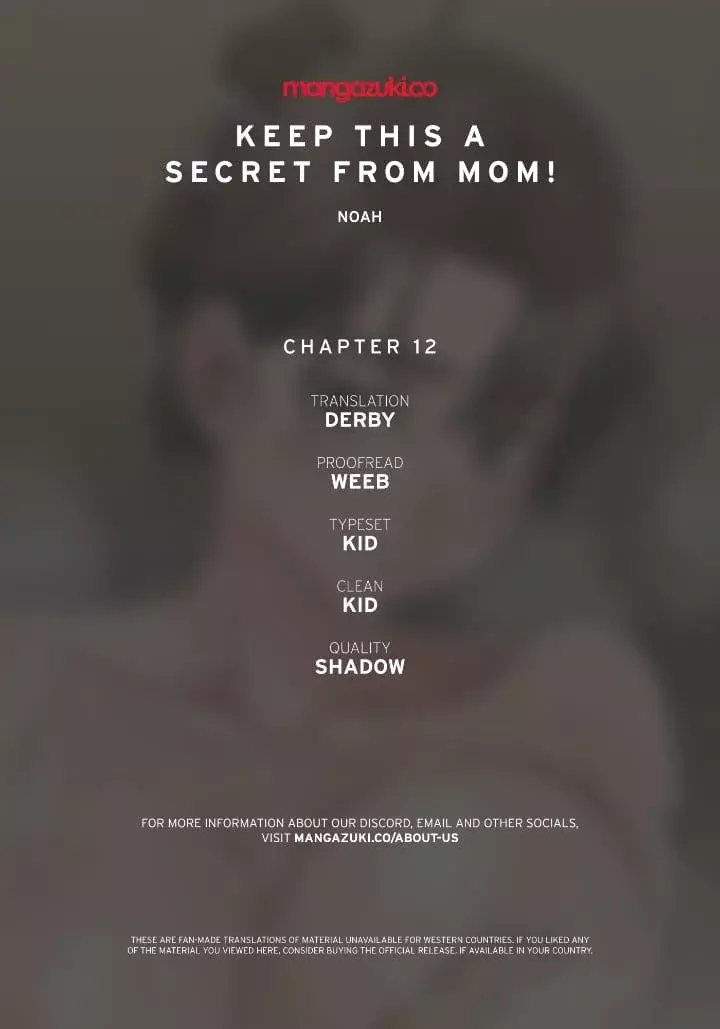 Keep It a Secret From Your Mother! Chapter 12 – page 1