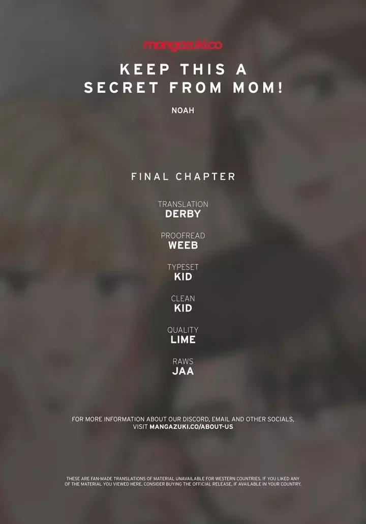 Keep It a Secret From Your Mother! Chapter 100 – page 1