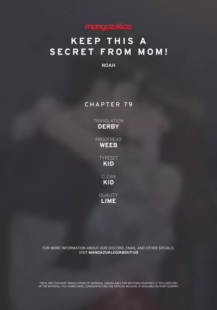 Keep It a Secret From Your Mother! Chapter 79 – page 1