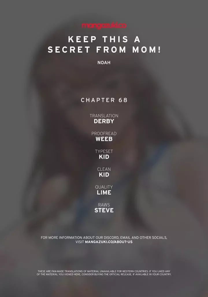 Keep It a Secret From Your Mother! Chapter 68 – page 1