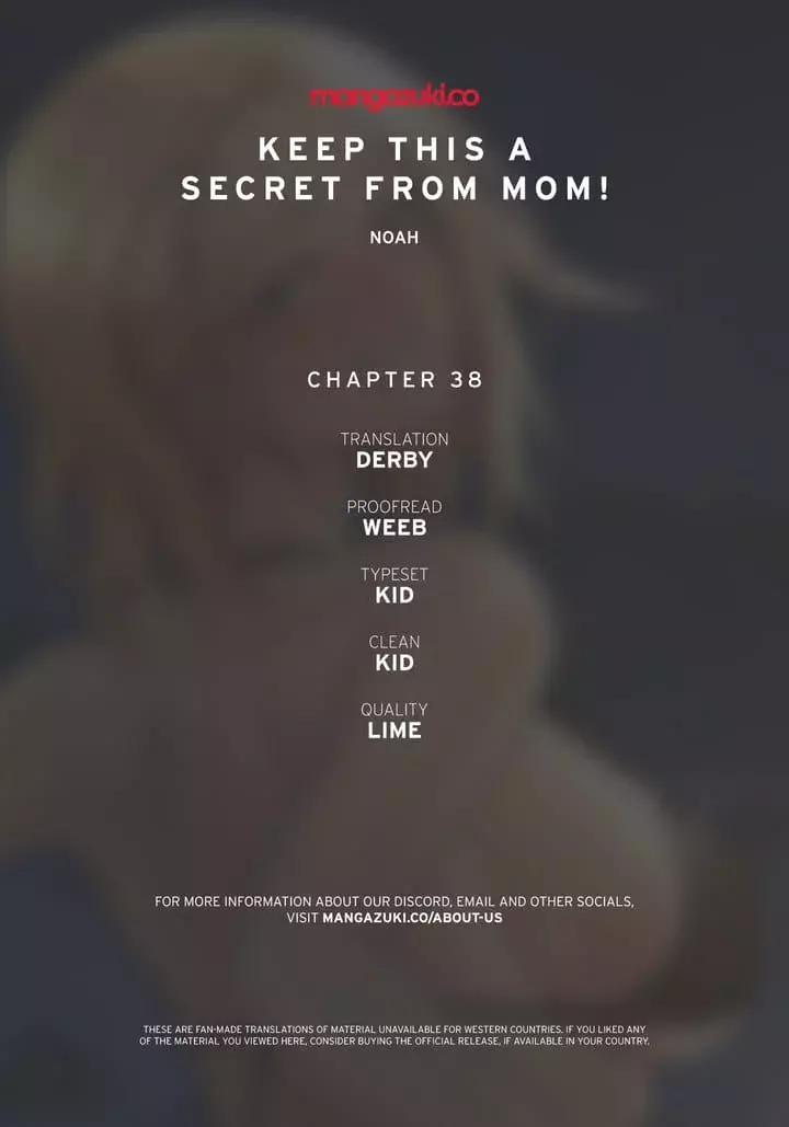 Keep It a Secret From Your Mother! Chapter 38 – page 1