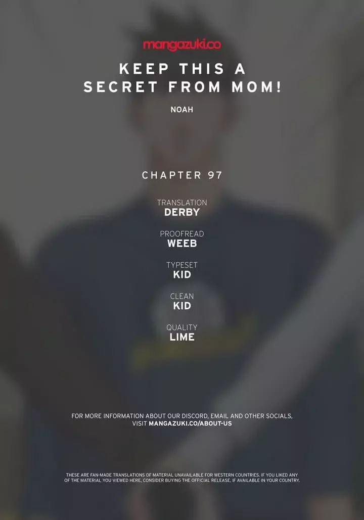 Keep It a Secret From Your Mother! Chapter 97 – page 1