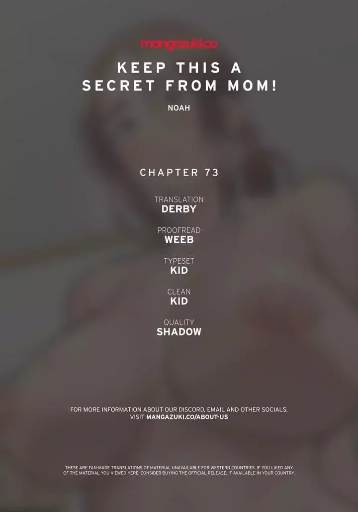 Keep It a Secret From Your Mother! Chapter 73 – page 1